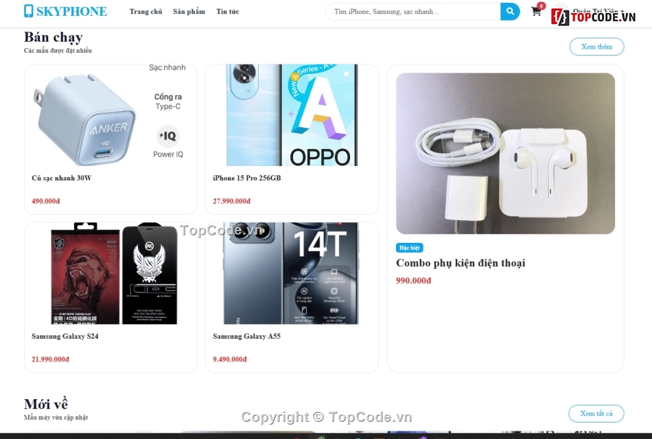 web bán điện thoại,website bán điện thoại,website điện thoại